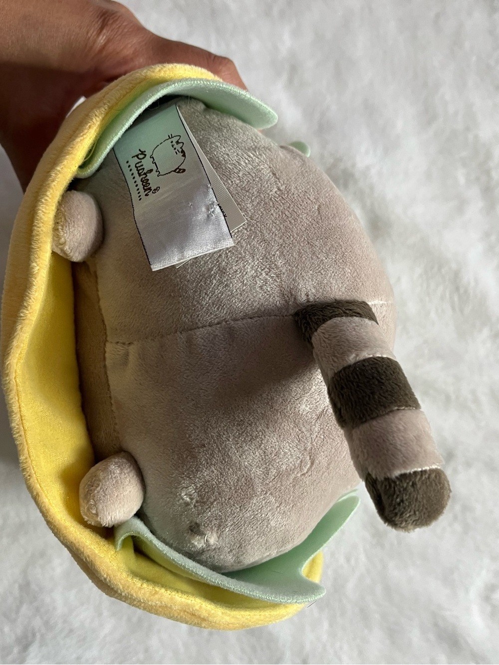 Pusheen Gray Pusheen Taco with lettuce and cheese cute cat plush - Picture 8 of 12